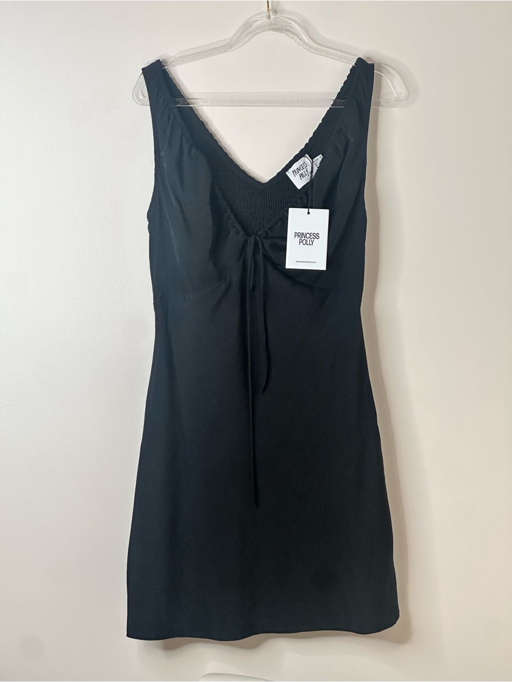 Princess Polly Bareena Mini Dress Black US 6 - Picture 3 of 6